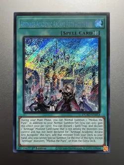 Yugioh - Artmage Academic Arcane Arts Acropolis Secret Rare DUAD-EN054, NM - Image 1