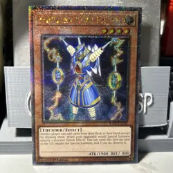 1x (M/NM) Thunder King Rai-Oh RA03-EN122 Quarter Century Rare 1st Edition YuGiOh - Image 1