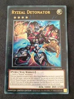Yu-Gi-Oh! 25LP-EN014 | Ryzeal Detonator | Ultra Rare | EMBLAZONED WC25 | NM - Image 1