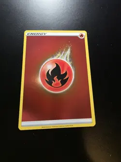 Fire Energy Champions Path Reverse Holo Pokemon Card - NM - Image 1