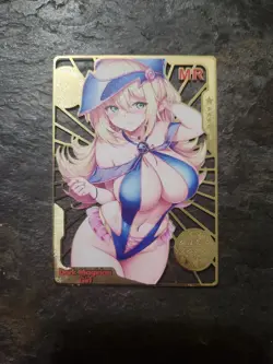 Dark Magician Girl Yu-Gi-Oh Goddess Story Gold Metal Card Waifu Numbered Card!! - Image 1
