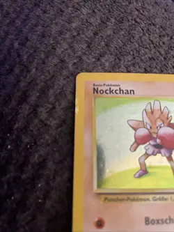 Nockchan (German Hitmonchan) 7/102 - Base Set - Holo Rare Pokemon Card TCG MP - Image 2