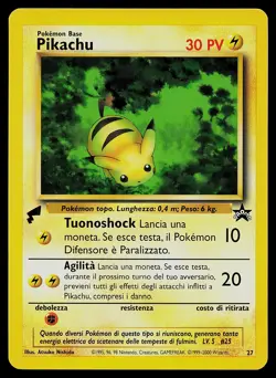 Pokemon Card - Pikachu 27 ITALIAN Pikachu World Collection Promo - Image 1