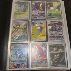 Pokemon TCG 41 Card Lot Full Art Illustration Rares With Folder : $150 In Value - Image 1