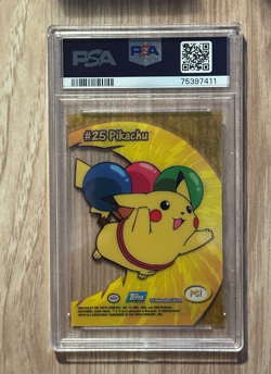 2000 TOPPS Pokemon Pikachu TV Animated Clear Cards PSA 10 PSA Cert # 75397411 - Image 4