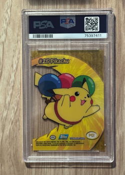 2000 TOPPS Pokemon Pikachu TV Animated Clear Cards PSA 10 PSA Cert # 75397411 - Image 5