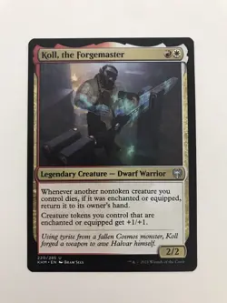 Koll the Forgemaster MTG Magic the Gathering Card NM Near Mint KHM - Image 1