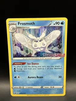Frosmoth SWSH007 - Pokemon Sword & Shield Black Star Promo Card - NM - Image 1