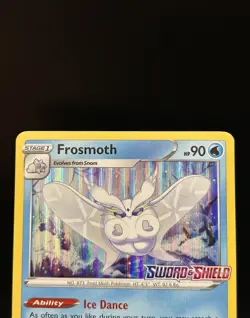 Frosmoth SWSH007 - Pokemon Sword & Shield Black Star Promo Card - NM - Image 2