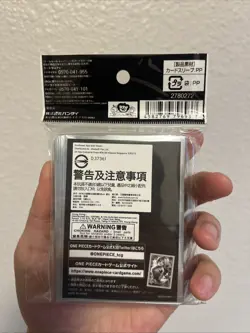 ONE PIECE Rebecca 70 Sleeves Official Card Sleeves Limited Card Bandai - Image 2