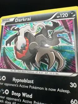 Pokemon TCG Darkrai XY22 XY Promo Holo English MP Card - Image 3
