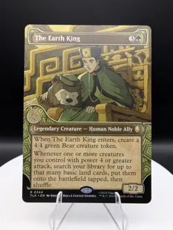 The Earth King (Borderless) Regular: Avatar ATLA MTG (NM) - Image 1