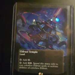 Eldrazi Temple (galaxy Foil Land, Holo) Eldrazi Magic: The Gathering - Image 1