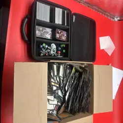 Vintage Bulk Box Full Of Magic The Gathering Cards Decks & More Sold As Is - Image 1