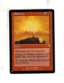 MTG SkeenAB Obliterate from the Invasion (MB ver). NM. - Image 1