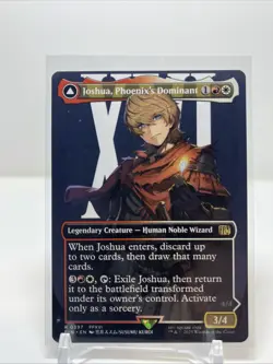 MTG Final Fantasy Joshua Phoenix’s Dominant Borderless Rare R 0397 - Image 1