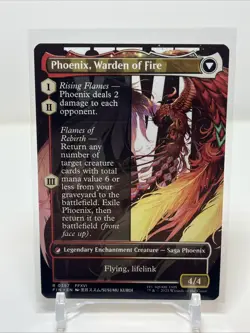 MTG Final Fantasy Joshua Phoenix’s Dominant Borderless Rare R 0397 - Image 2