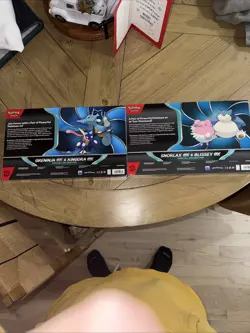 Pokemon TCG Black Friday Boxes Greninja/Kingdra and Snorlax/Blissey Lot of 2 - Image 2