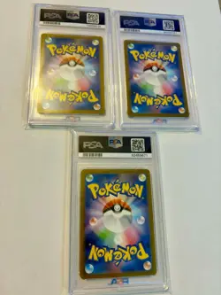 Squirtle, Wartortle, Blastoise Art Rare PSA 10 Set SV2a 151 Pokemon JP - Image 5