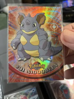 2000 Topps Chrome Holo Foil Pokemon TV Animation Edition Nidoqueen #31 T264 - Image 1