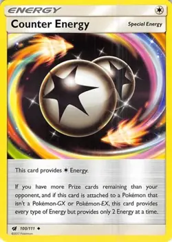 2x Counter Energy (#100/111) SM - Crimson Invasion LP Pokemon - Image 1