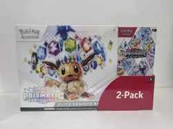 Pokemon TCG Costco Prismatic Evolutions 2-Pack Trainer Box and Booster Bundle - Image 1