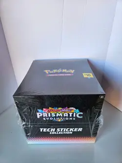 Pokemon Prismatic Evolutions Tech Sticker Collection Sealed case - Image 1