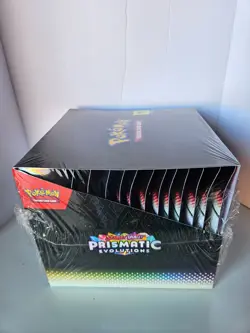 Pokemon Prismatic Evolutions Tech Sticker Collection Sealed case - Image 3