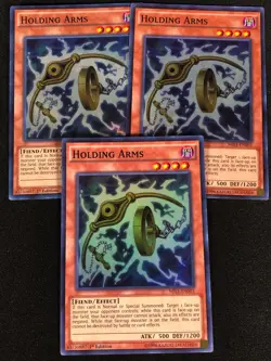 Yugioh Holding Arms MIL1-EN003 1st Super x3 (NM) - Image 1