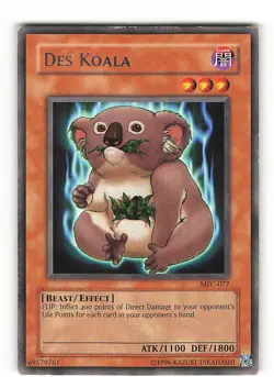 Yugioh DES KOALA , mfc-077 Rare englisch Good - Image 1