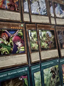 YuGiOh Mai Valentine Amazoness & Harpy Harpie Deck & Mat SPEED LEGAL - Image 2