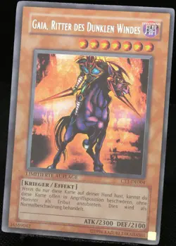 Yu-Gi-Oh! Gaia, Zorniger Ritter D. Windes CT1-DE004 Secret Rare [NM] | DE 2004 - Image 3