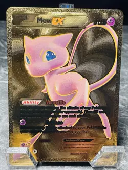 Mew EX XY126 Gold Display Card Pokemon TCG - Image 1