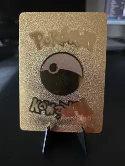 Super Fire Breathing, Dragon 183200 HP Gold Foil, Fan Art Card - Image 2