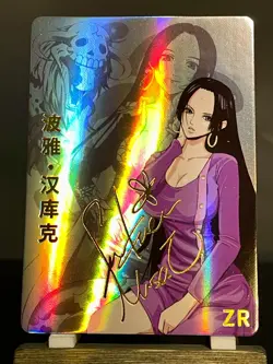 Goddess Story CCG Holo Foil Waifu Anime NEW ZR Signature Cards - Boa Hancock - Image 1