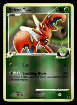 Scizor 48/111 Reverse Holo Rising Rivals Pokemon Card - Image 1