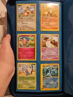 Lot Of 6 Non Holo Rare Pokemon Cards 2002-2016, 2 E - reader Cards - Image 1