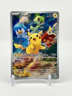 Pikachu #27 Promo Card Pokemon TCG Black Star Promo Paldea Evolved Promo - Image 1