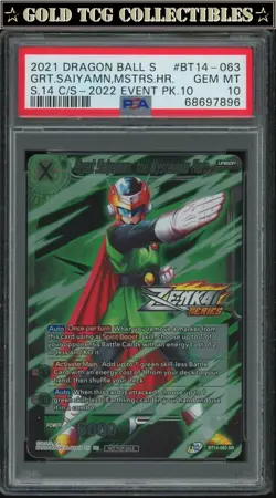 PSA 10 ⭐ Great Saiyaman Zenkai Event Pack Promo Card Super DBS Z DBZ Heroes - Image 1