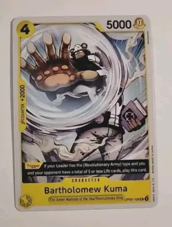 4x One Piece Card Game OP09-108 Bartholomew Kuma - Emperors In The New World - Image 1