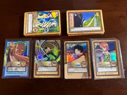 One Piece VINTAGE Hyper Battle Carddass Lot 65 + Cards Luffy Zoro Nami Halo - Image 1
