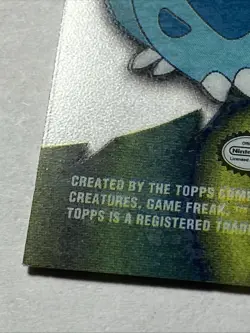 Bulbasaur PC2 Pokemon Card TCG Topps TV Animation - Image 5