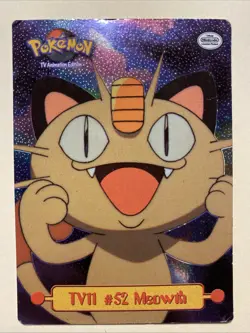 Meowth TV11 Pokemon Card TCG Topps TV Animation - Image 1