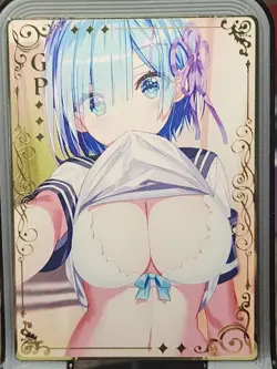 Rem Metal Card Goddess Story Anime Waifu GP Busty Bra Boobs - Image 1