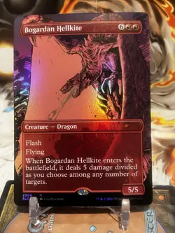 MTG | Bogardan Hellkite (Borderless) [Secret Lair 30th Ann. Countdown Kit] ✨FOIL - Image 1