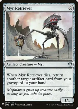 Myr Retriever 1x MtG Mystery Booster MB1 SP/NM - Image 1
