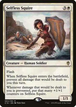 2x Selfless Squire Commander 2016 LP MTG - Image 1