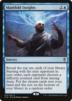 2x Manifold Insights Commander 2016 LP MTG - Image 1