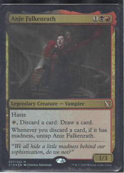 Anje Falkenrath - MTG - Commander Deck - Sleeved w/ Deck Box - Madness and Draws - Image 1