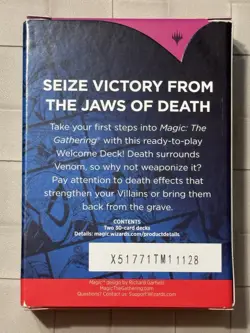 Magic The Gathering Spider-Man Black Welcome Deck - Image 2